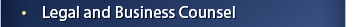 Legal and Business Counsel